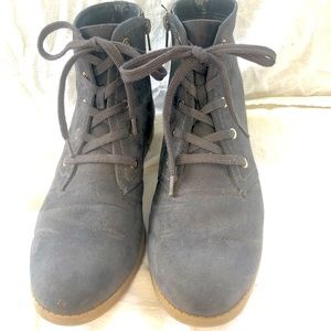 Charcoal Grey Ankle Boots Women’s Size 8